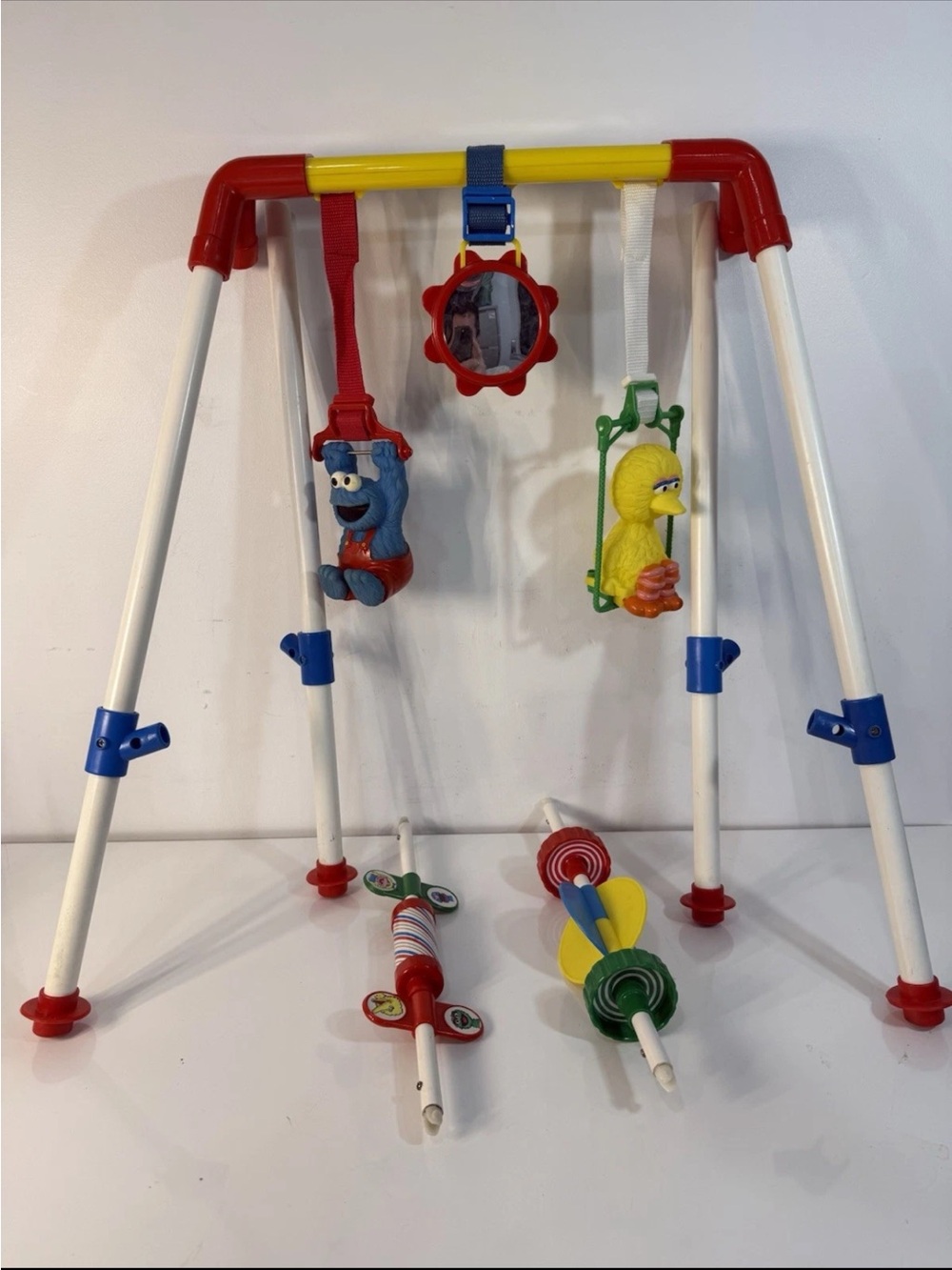VINTAGE Sesame Street Kids Activity Gym - Multicolor Baby Play Center 1988